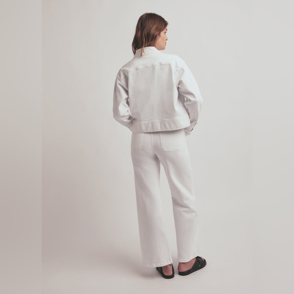 NWT | Favorite Daughter | The Nikki Denim Jacket in White | Sz XS - Picture 5 of 13